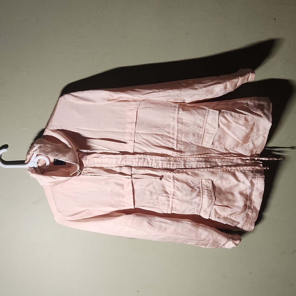 Silky Blouse Jacket Size Small Creamy Light Pink